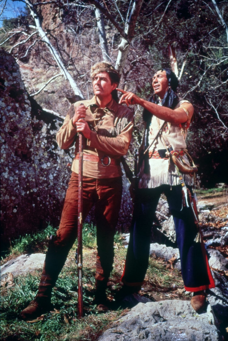 Fess-Parker-and-Ed-Ames-Daniel-Boone-1964